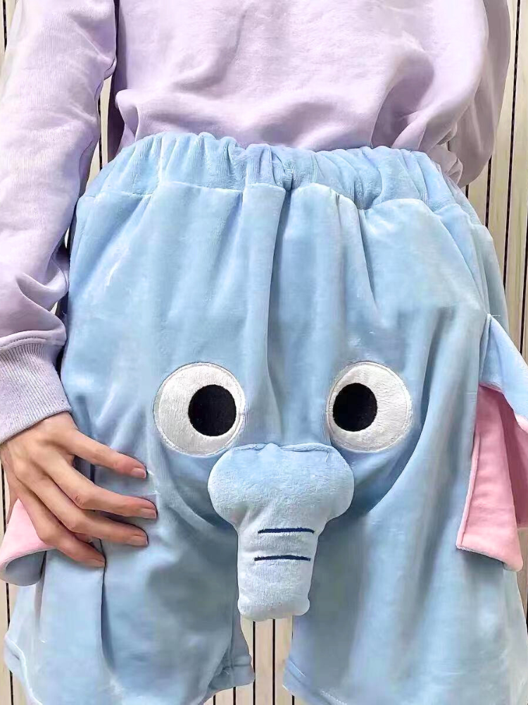 Elephant Shorts - Funny Trunk Pajama Pants, Best Gift for Him/Her/Boyf