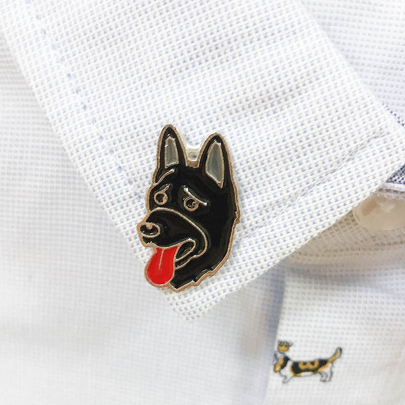Dog Brooch Portraits - metal pins for dog lovers, perfect for clothing, caps, backpacks and decor