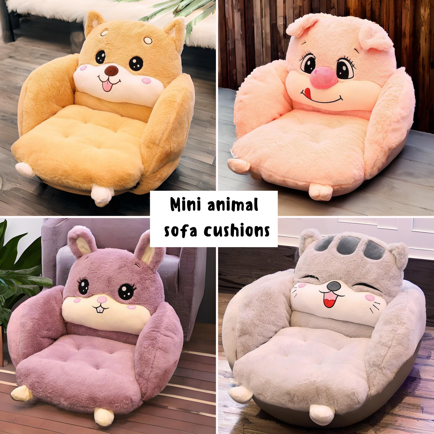 Mini animal sofa cushion chair pad