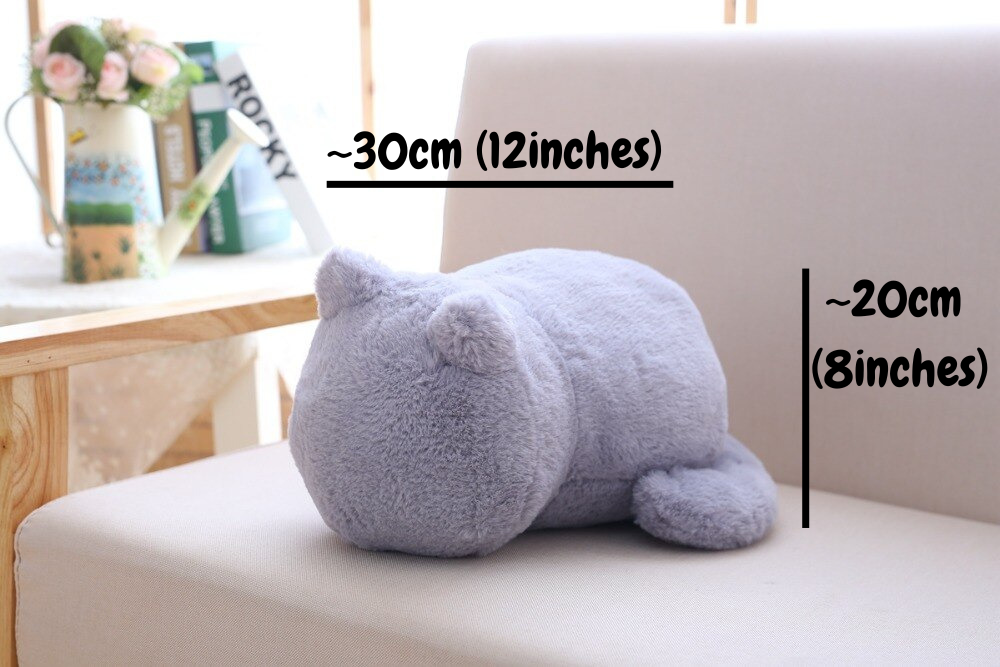 Minimalistic faceless cat plush - no face home decor, housewarming gift decoration