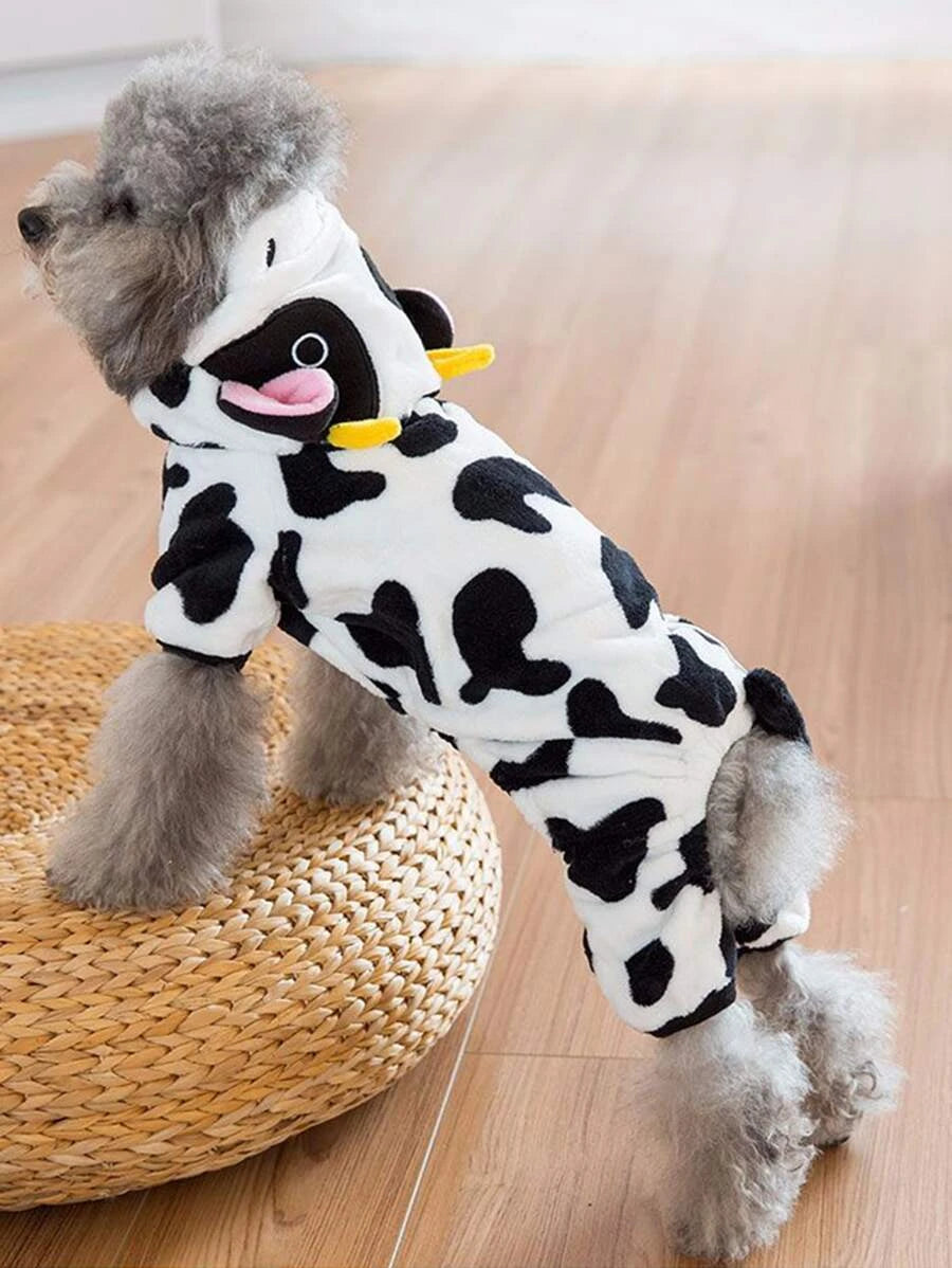 Cow Farm Spotted Moo Hoodie Onesie Costume