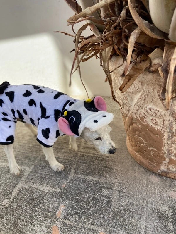Cow Farm Spotted Moo Hoodie Onesie Costume