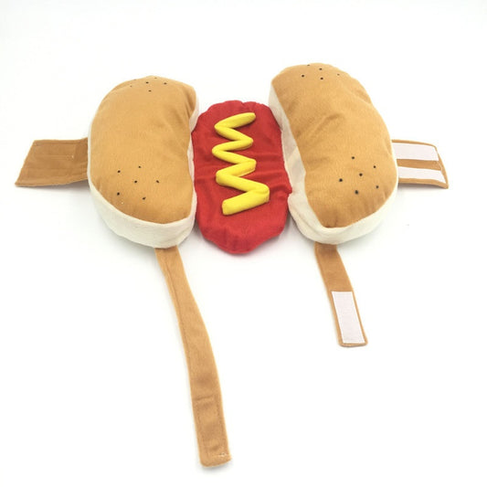 Pet Hot Dog Burger Sandwich Costume