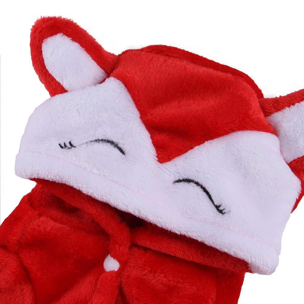 Fox Red Ninja Hoodie Onesie Costume