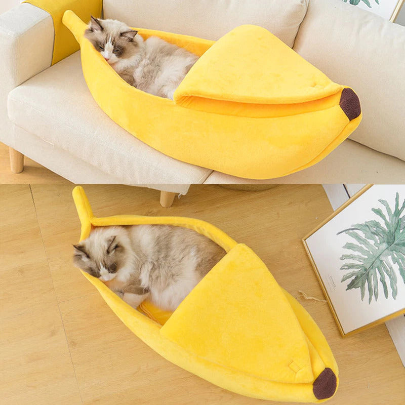 Banana House Cushion Pet Bed