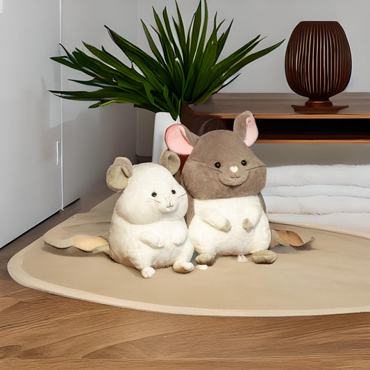 Cute Chinchilla cheeky mouse plush toy